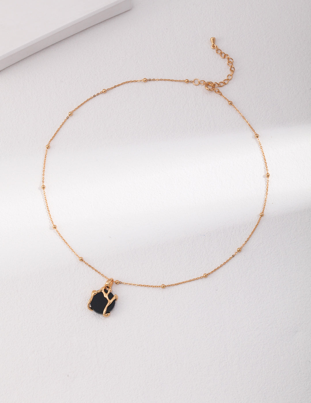 S925 Black Agate Necklace