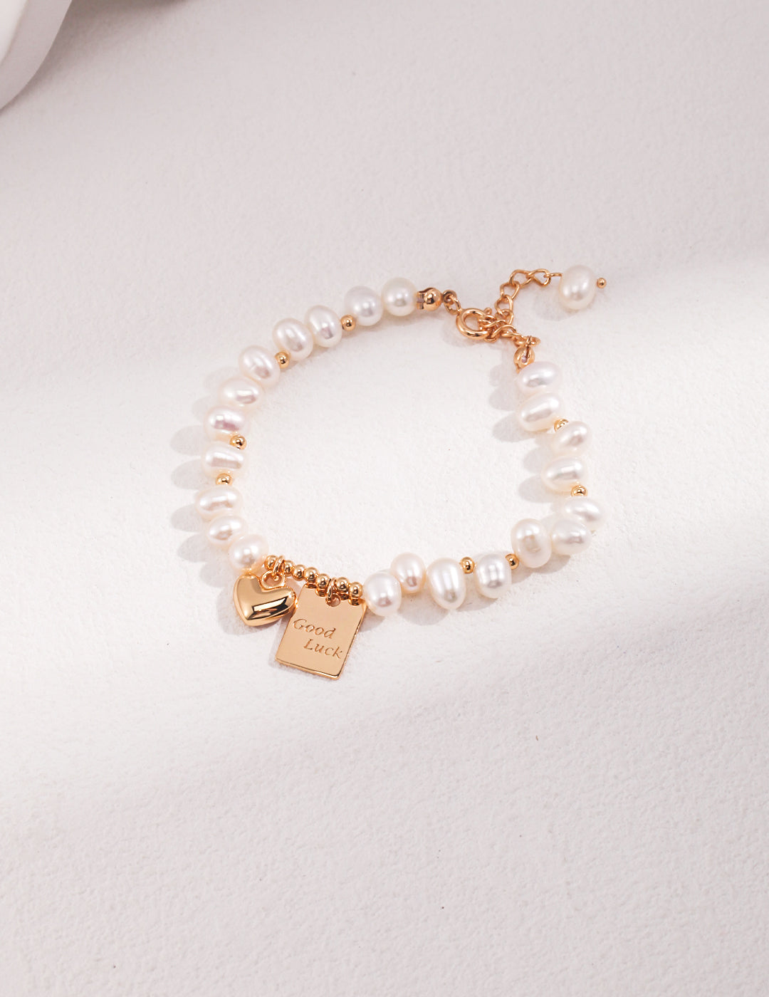 S925 Love Good Luck Pearl Bracelet