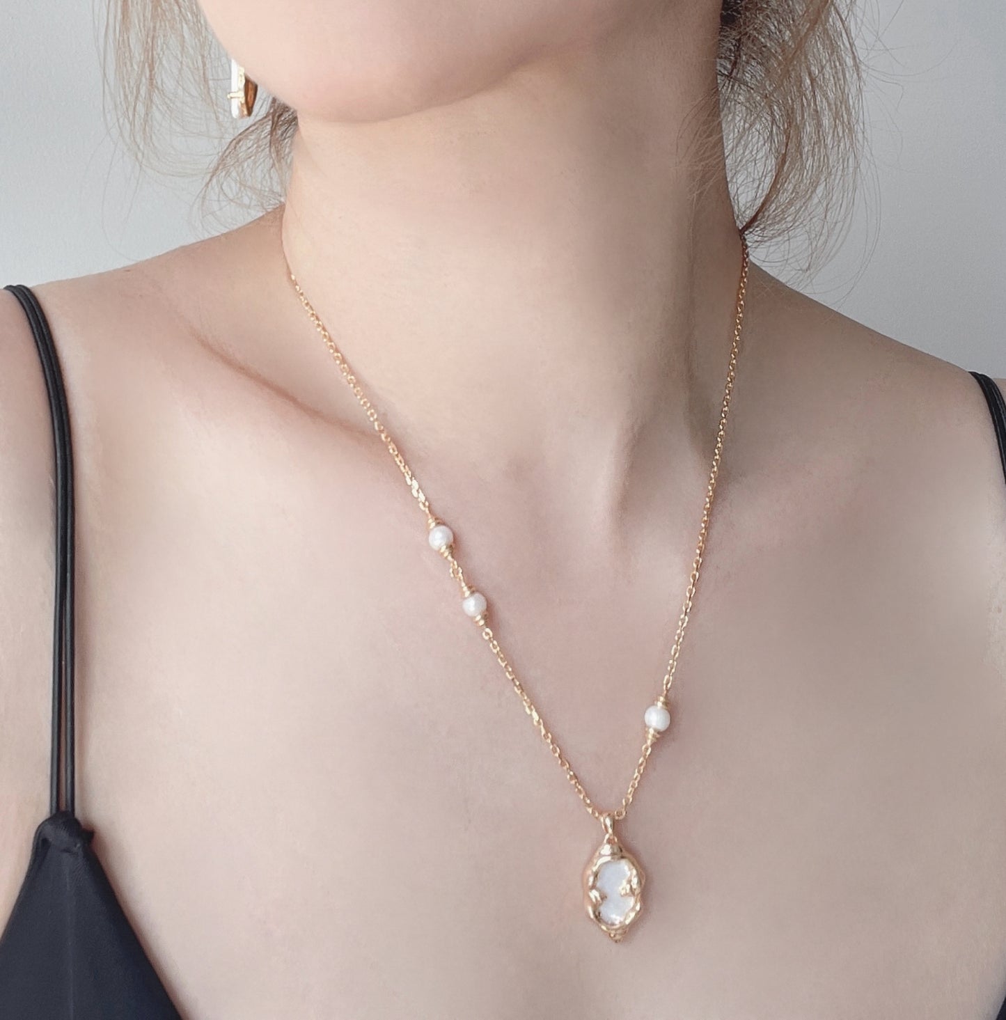 S925 mother-of-pearl Necklace