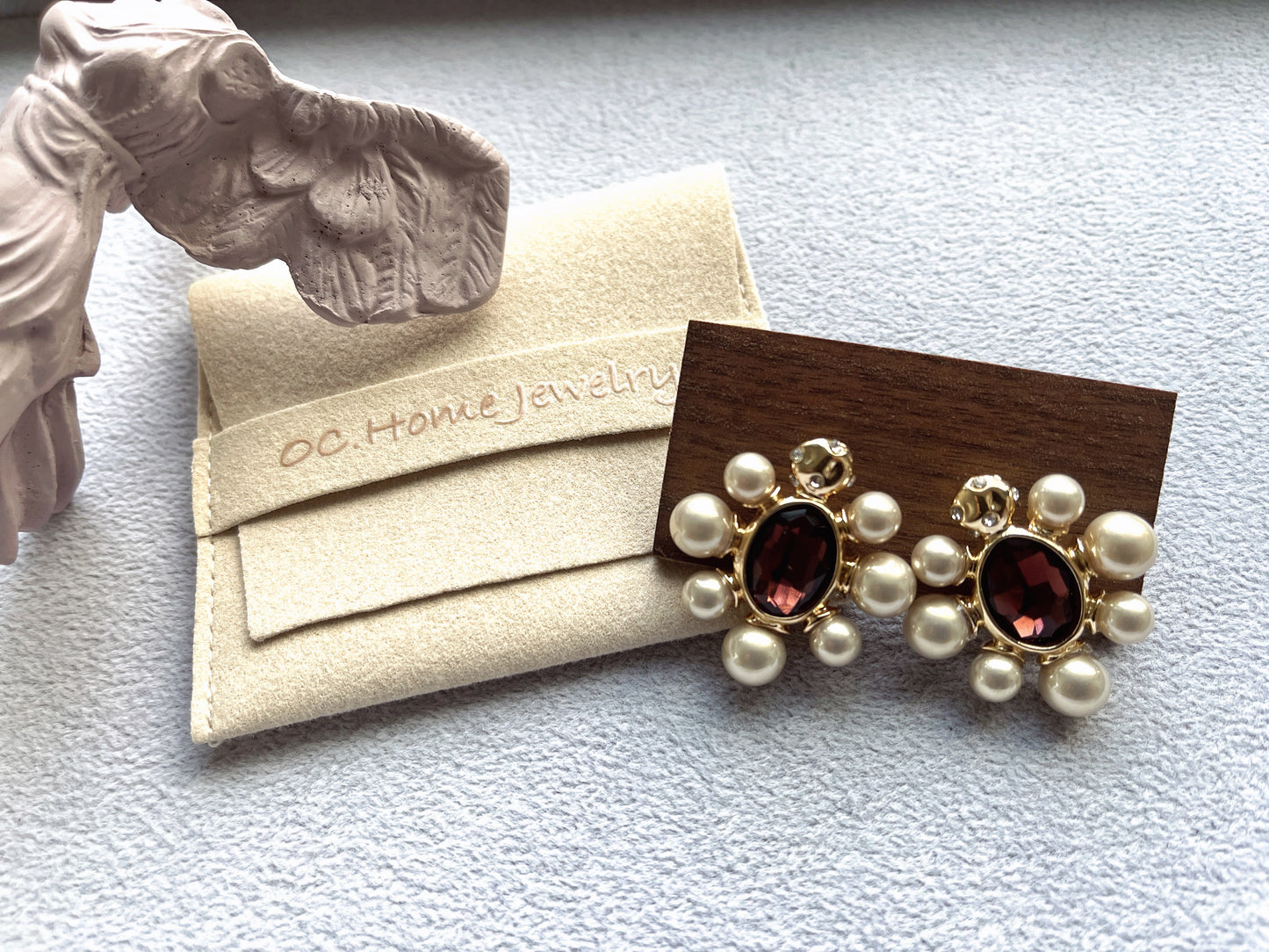 S925 Vintage Pearl Earrings